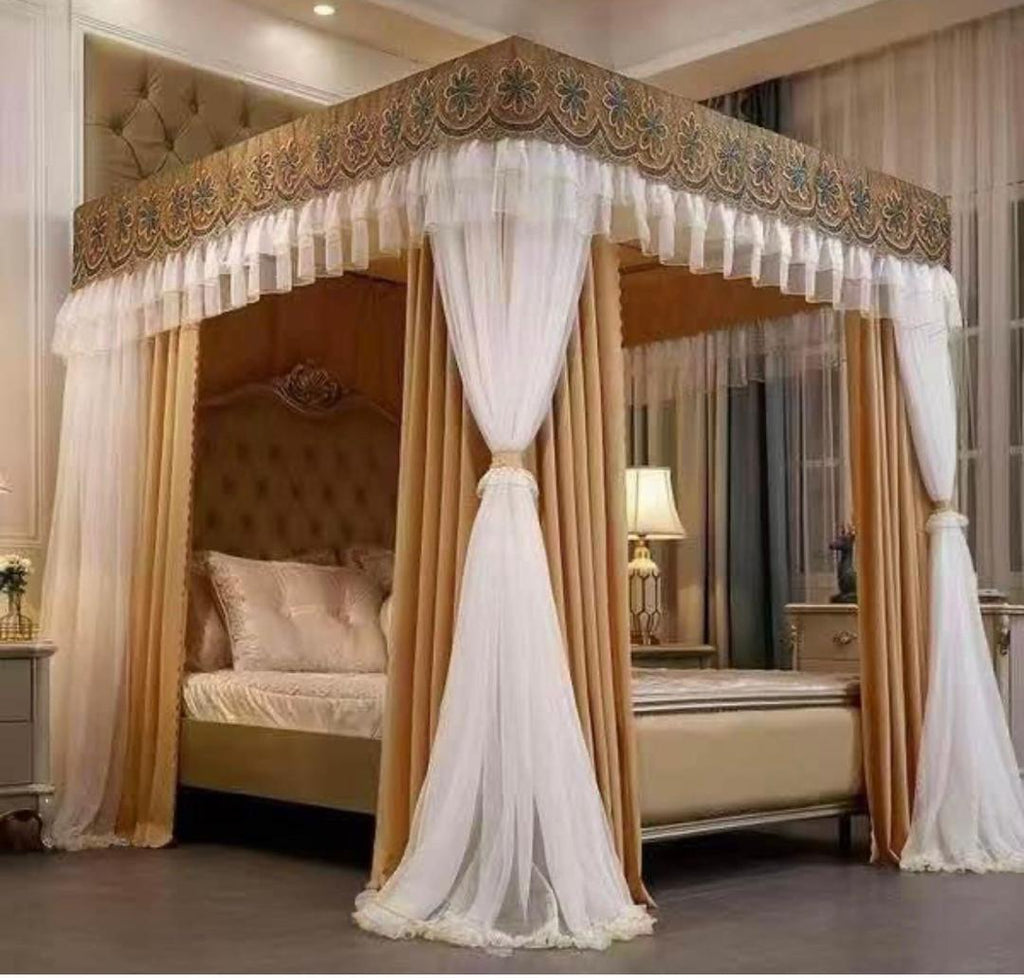 Moustiquaire quatre Pieds pour Lit – Protection Anti-Moustiques Grand Format